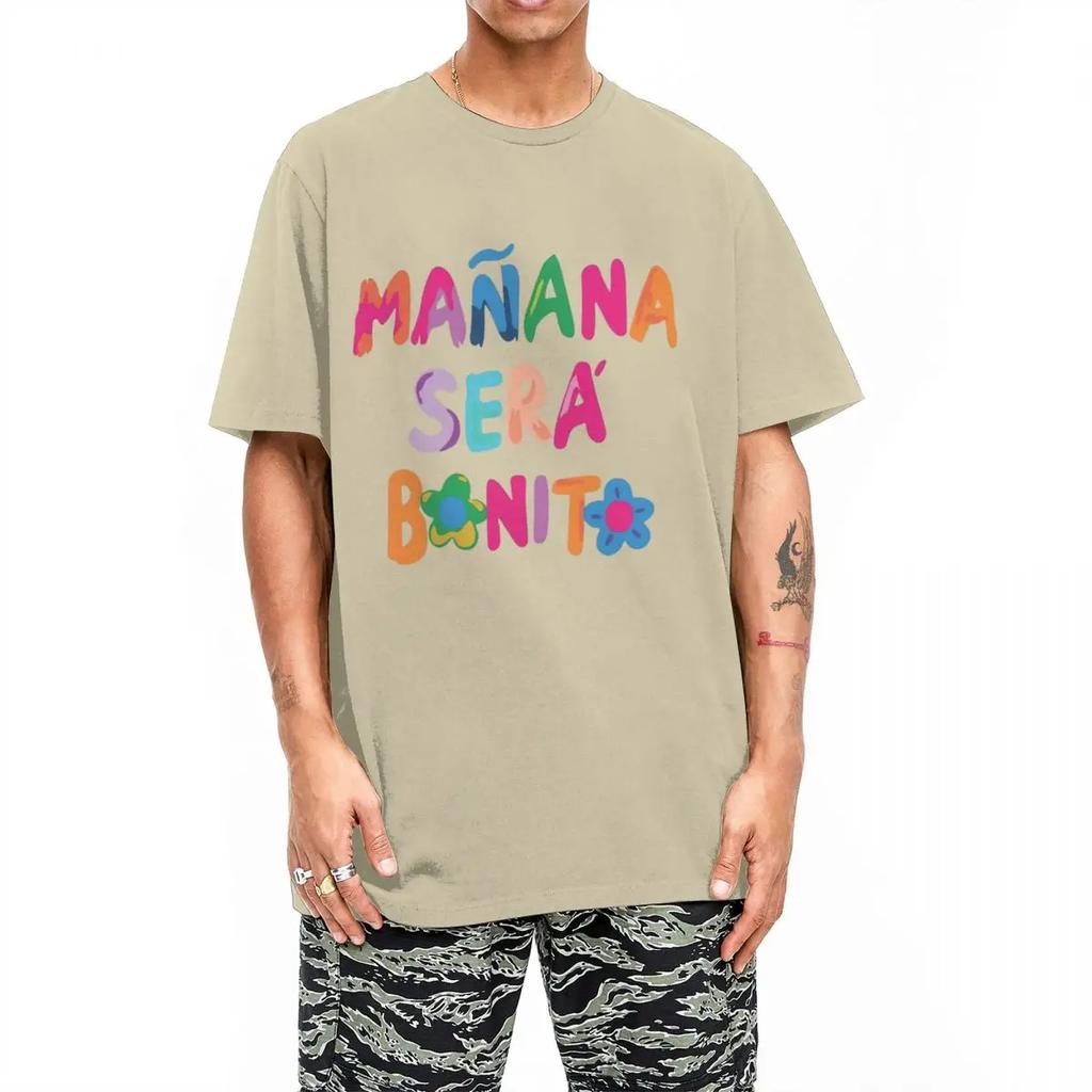Men's T-Shirts MANANA Karol G Bichota Music Creative Pure Cotton Tees Short Sleeve T Shirts Crewneck Clothes Gift Idea