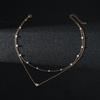 Hot-Selling Fashion Double-Layer Heart Pearl Bracelet Necklace Jewelry Set