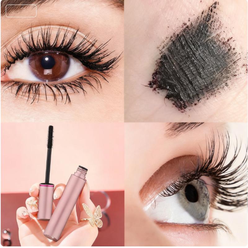 Lengthening & Curling Mascara, Waterproof & Sweatproof, Smudge-Proof & Flake-Resistant, Long-Lasting Hold for All-Day Volume, No Transfer,