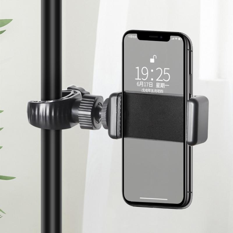 Lightweight Portable Phone Adapter Clip for 4.5 to 7 Inch Devices Perfect for Outdoor Travel Photography and Live Streaming