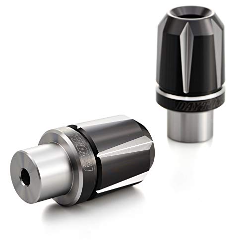 Daytona PREMIUM ZONE Motorcycle Bar Ends for Yamaha (M16) Silver Scratch Type 95197