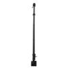 Wall Mounted Flagpole Kit Stainless Steel House Porch Wall Flag Pole Kit Anti Wrap Spinning Flag Pole with Base and