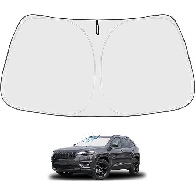 Proadsy 2025 Upgrade Front Windshield Sun Shade Foldable RAV4 Sunshade Protector Fit -2025 RAV-4 SUV Crossover, TRD Off-Road, LE XLE Premium Limited