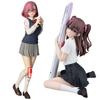 10cm 2.5-jigen Yuuwaku Anime Figure Sitting Tachibana Mikari Action Amano Ririsa Figurine Collection Model Toys PVC no Poseable Articulated Scale