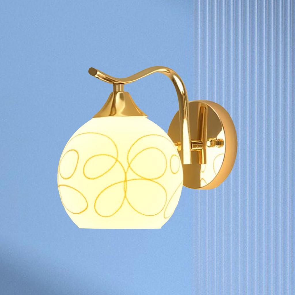 Wall Mounted Light Modern Minimalism Gold LED Wall Sconce Light for Bedside Hallway Bedroom 111V‑240V