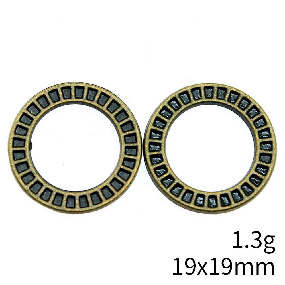 Christmas Decorations Jewelry Findings Hollow Circle Connector Accessories Parts Audience Accessories For Women Necklace And Earrings