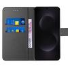 Coque de protection - BOOLING - pour Samsung Galaxy S25 Edge - Antichoc - Cuir synthétique - Noir