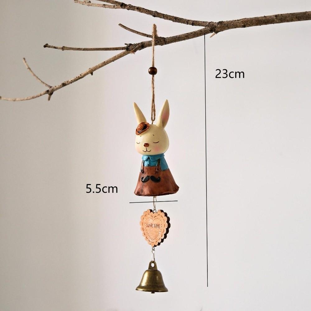 Cartoon Animal Wind Bell Resin Hanging Pendant New Wind Music Pendant Window Decor