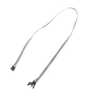 On Off Reset Power Cord ATX PC Computer Motherboard Power Cable with LED Light PC Power Reset Switch Push Button Switch