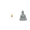 Brass Gourd And Monkey Buddha Statue Feng Shui Ornament Souvenir Miniature Figurine for Spring