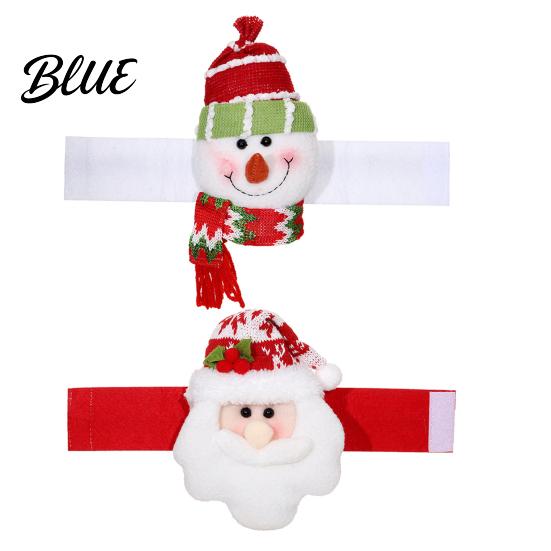 Home Decor Curtain Window Holders Tieback 3D Santa Claus Tiebacks Christmas Plush Snowman Party Decorations