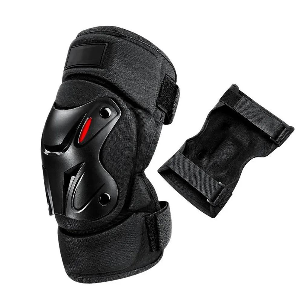 1Pair Knee Brace Elbow Protection Pads Shock Absorption Keep Warm Motorcycle Knee Elbow Pads Safety Protector for Outdoor Sports