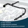 Radiator Hose Heater Hose No.17127646157 for BMW X3 2010-2017 Rubber Coolant Pipe Black 1 Pc