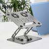 Heavy Duty Laptop Riser Foldable Stand for Desk, Portable Height Adjustable Computer Cooling Holder, Ergonomic Ventilated Notebook Tablet Holder