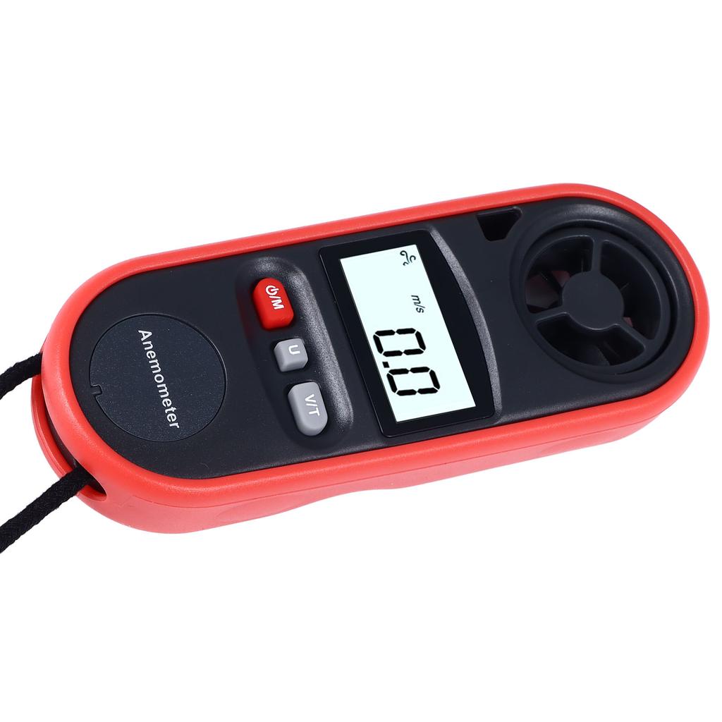 Anemometer Handheld Digital Wind Speed Meter Gauge Air Flow Tester for House HVAC 14 Fahrenheit ‑113 Fahrenheit