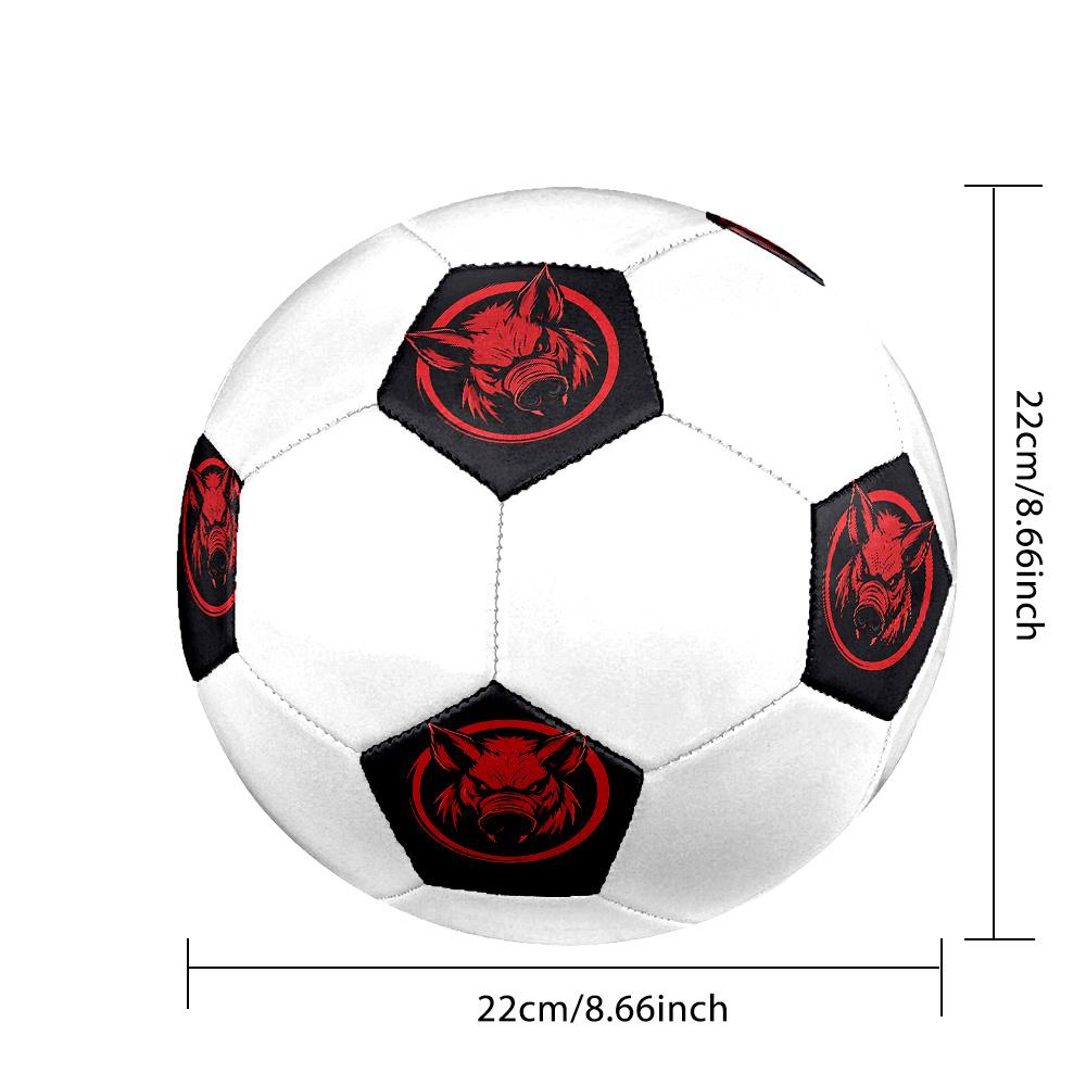 1PC Wild Boar Emblem Soccer Ball Size 5 Football Machine Sewn Indoor/Outdoor Universal Football W102