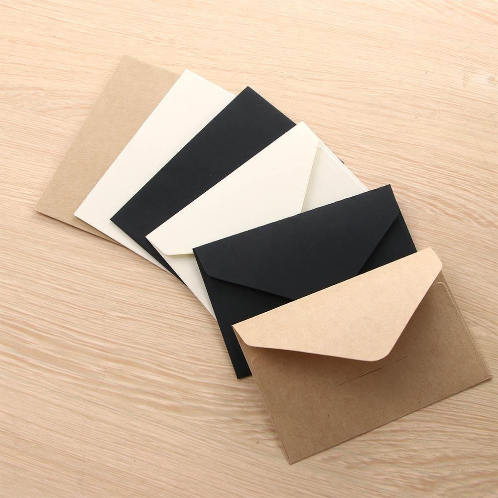 Hochzeitseinladung Blanko Europäischer Stil Mini Klassisch Kraftpapier Papierumschläge Geschenkumschlag Einladungskarte für Brief