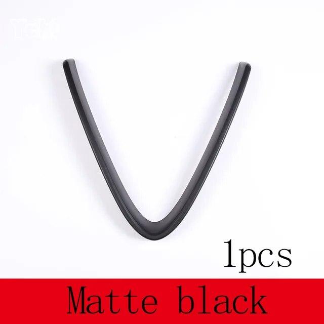 For Alfa Romeo Giulia Stelvio 2017 2018    2022 ABS Carbon Fiber/Red/Black Front Grill Decoration Frame Accessories