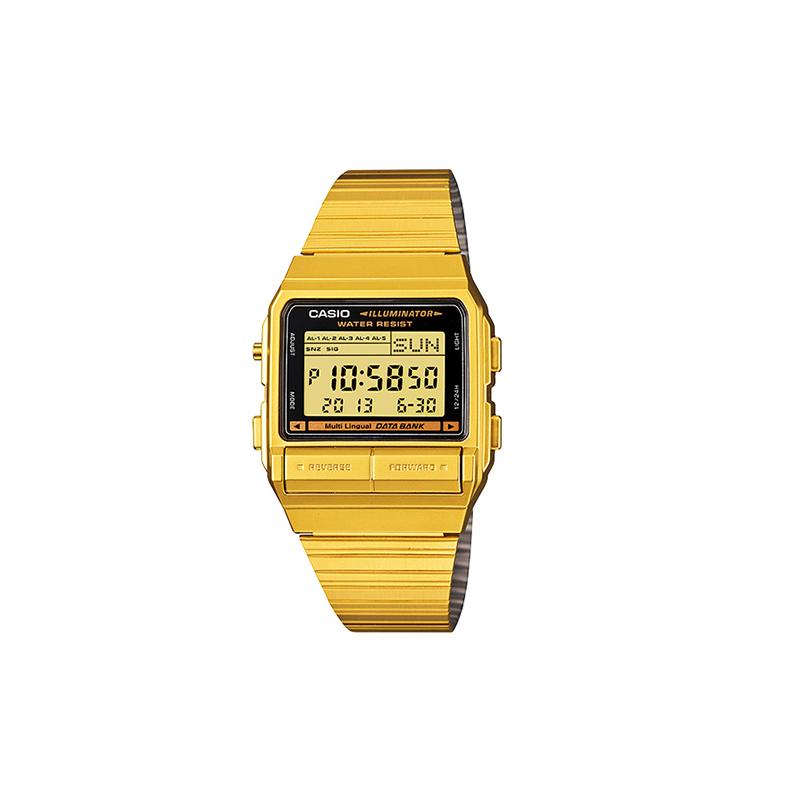 

Casio series YOUTH series-metal small square retro calculator, fashionable business trend, retro leisure, versatile LCD display, quartz DB-380G-1