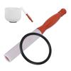 Singing Bowl Mallet Rubber Rod Wooden Handle Stick for Crystal Sound Bowls Accessories