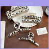 Vintage Cow Print Hair Claw Clip Large Size Stylish And Versatile For Fashionable Women