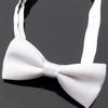 1Pc Children Formal Bow Tie Solid Color Baby Toddler Fashion Polyester Boys Wedding Classical Bowties