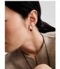 Elegant South Red Agate Stud Earrings: Classic, Versatile, High-End, Unique Design for Women