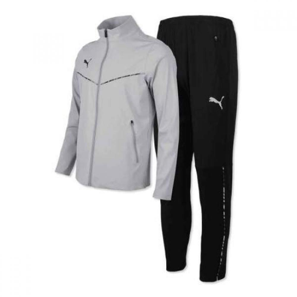

Puma Kk Indie Woven Lightweight Sportswear Sweatshirt Set Grey Size: 90 (S)