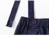 Festliches Jungen-Set: Langarmhemd & Latzhose für Einjährige - Perfekt für Herbst-/Frühlingsbankette & Aufführungen