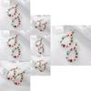 Elegant Teardrop Earrings Alloy Material Stylish And Trendy Geometric Design