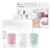 Travel Bottle Special by Flight Cleaning Clear and Label Travel Refillable Bottles Pastel 30ml [NZ-base] Leak-proof StructureRecommended