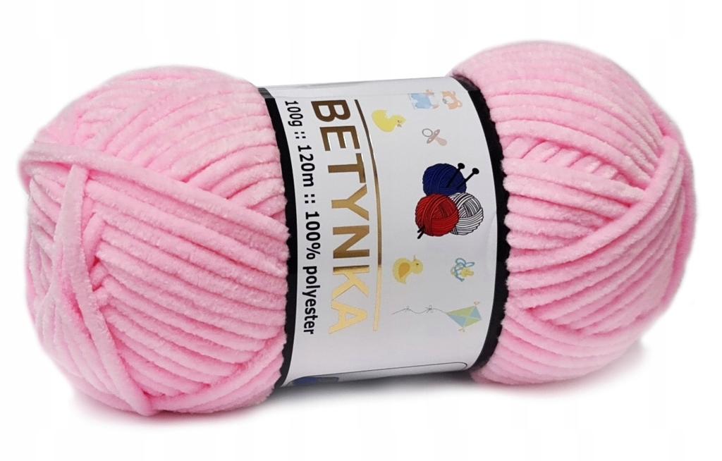 Betynka soft yarn for mascots pink 319
