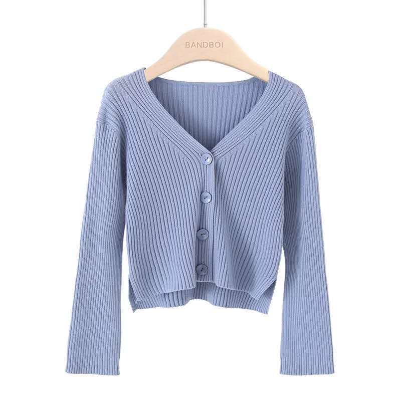 

Sweater jacket women s autumn clothing new fashion short long-sleeved solid color lazy knitted sweater women s cardigan One Size синий