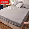 Nanjiren Washed Cotton Non-Slip Fitted Bedspread & Mattress Protector
