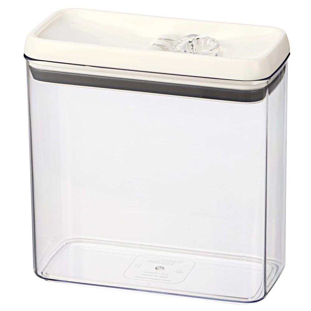 

Clear Food Storage Container 11.1 Cups Stackable Airtight Flip-Tite Lid BPA-Free Durable Plastic Kitchen Pantry Organization United States