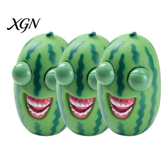 Eye Popping Watermelon Toy 1/2/3Pcs Squeeze Anxiety Stress Relief Pinch Classroom Fidget Sensory Soft Ball Cartoon