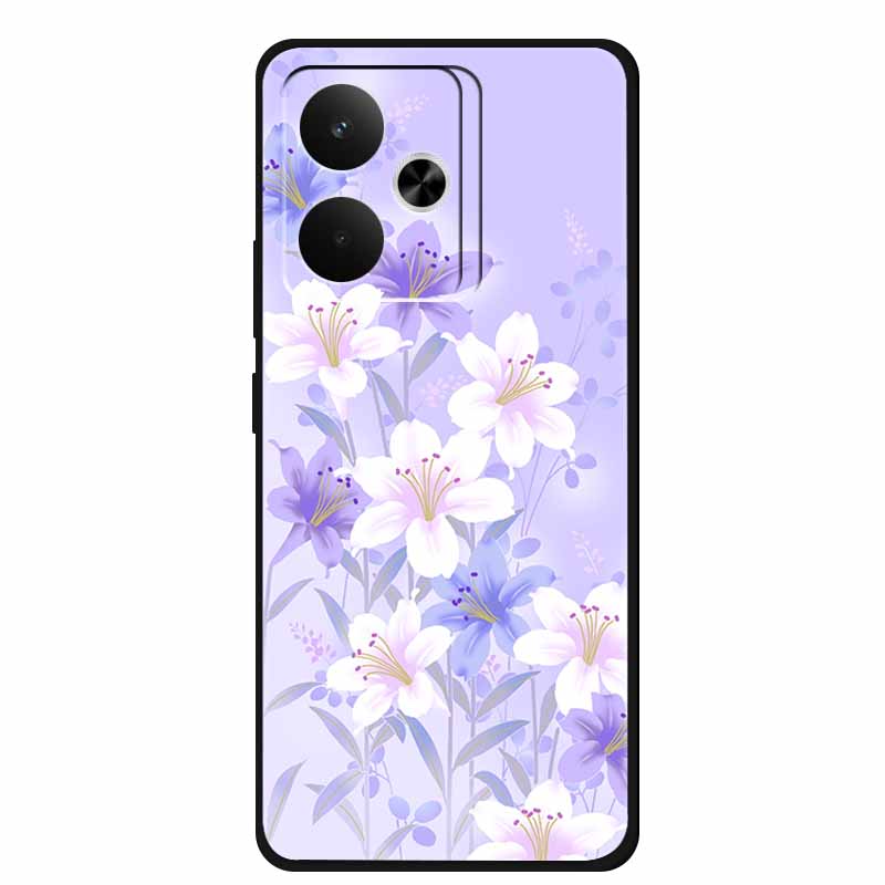 For Realme GT 7 T 7T Phone Case Fashion Photos Black Silicone Soft Back Cover Case For Realme GT 7T GT7 7 T Case GT7T Coque Capa