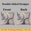 Tree Sky Square Jacquard Pillow Cover for Sofa Office Waist Cushion Cover Home Decorative Pillowcase