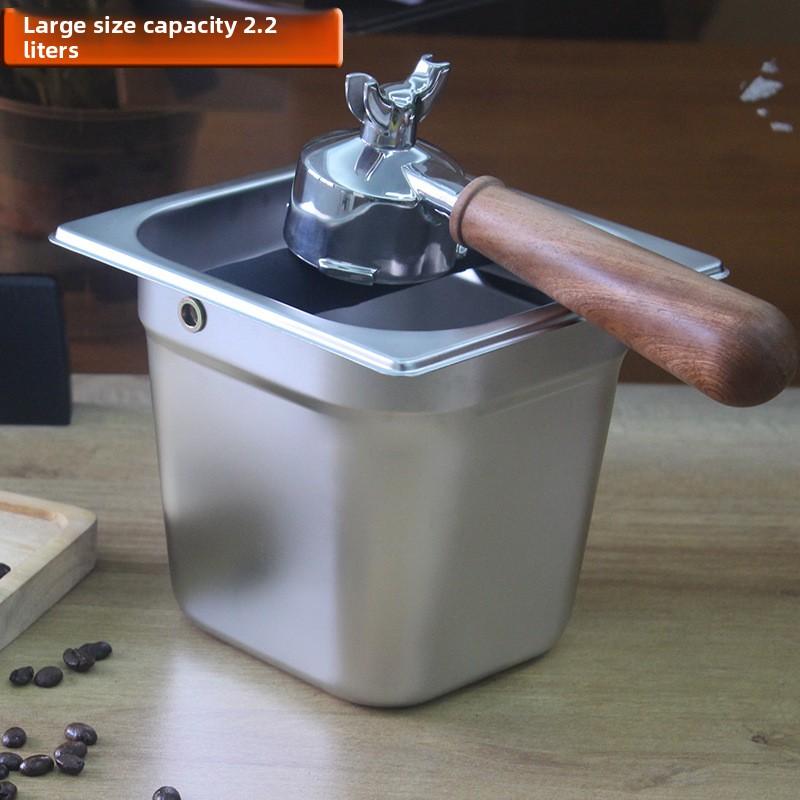 Coș de gunoi pentru cafea, cutie de depozitare pentru espresso, pentru barista, cafea măcinată, anti-alunecare, coș de gunoi pentru espresso, coș de gunoi pentru măcinarea cafelei, găleată de zaț de cafea
