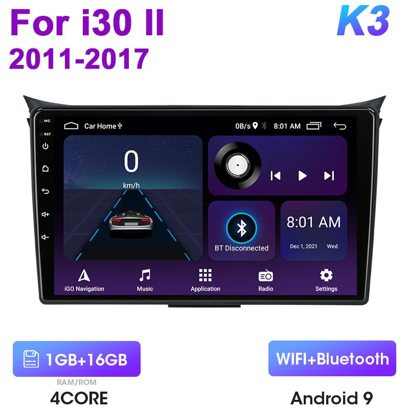 

2 Din Android 12 автомобильное радио для Hyundai i30 II 2 GD 2011 - 2017 мультимедийный видеоплеер GPS 4G Carplay авто стерео DVD головное устройство