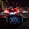 Digitální rychloměr se světlou velkou obrazovkou Univerzální zobrazovací rychlost GPS OBD Head Up LED obrazovka Rychloměr Cockpit Instrument