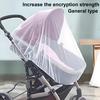 Baby Stroller Mosquito Net Breathable Mesh Lightweight Stroller Mosquito Protection Cover Foldable Universal Full Cover Stroller Netting