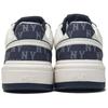 MLB New York Yankees Synthetic Leather Casual Fashion Retro Trendy Eye-Catching Classic Side Logo Low-Top Sneakers Unisex sneakers 3ASXM056N-50NYS