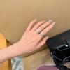 High-End Design Temperament Ring Women'S Tide Opening Exquisite Light Luxury Ring Jewelry