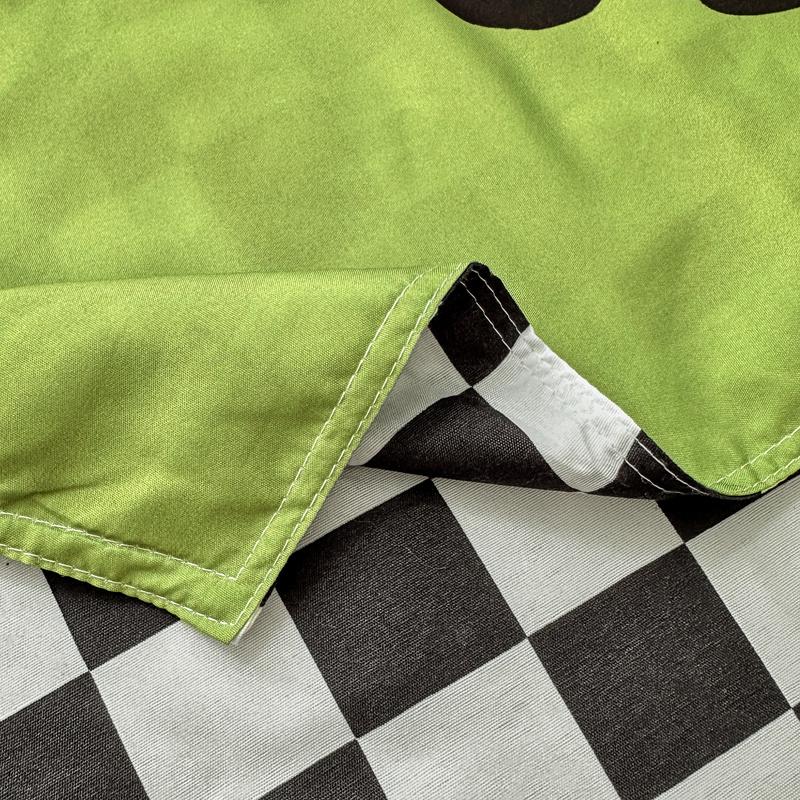 Cartoon Black Cat Duvet Cover SetKitten Bedding Set 4Pcs Quilt Cover 1 Flat Sheet And 2 Pillow ShamsPolyester Comforter Cover