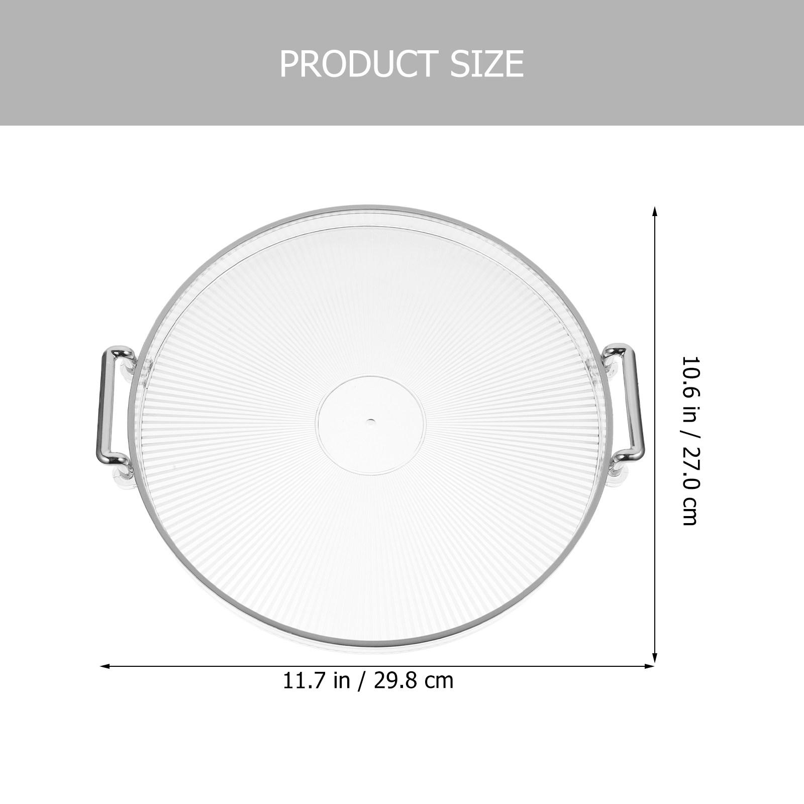 

Modern Round Candy Dessert Plate with Handle Portable Snack Container for Dried Fruits Nuts Jewelry Display Home Supplies серебряный