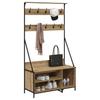 Clothing Rack Artisan Oak 100 X 41 X 184 Cm Wood Based Material