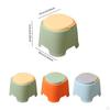 Small Stool Chair Creative Stackable Anti Skid Thickened Step Foot Rest for Household Bedroom