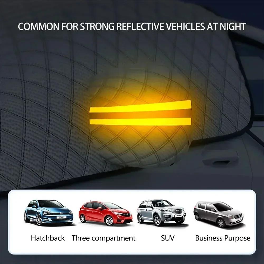 Car Snow Cover Front Windshield Snow Cover Antifreeze Cover Anti-Frost Cover Engine Hood Winter Car Cover Thickened Cloth NEW