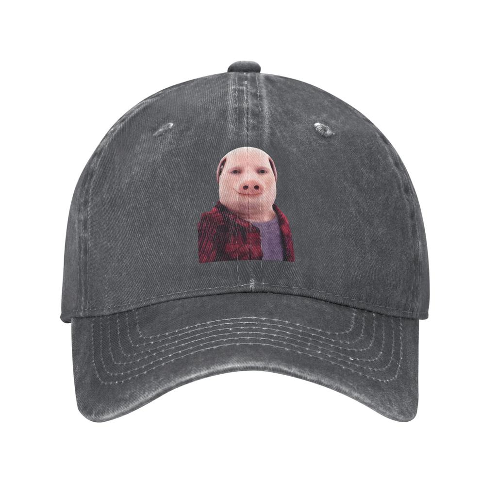John Pork ruft Jeansstoff Kappe Lässig Baseballkappen Verstellbarer Hut Sommer Unisex Baseballkappen